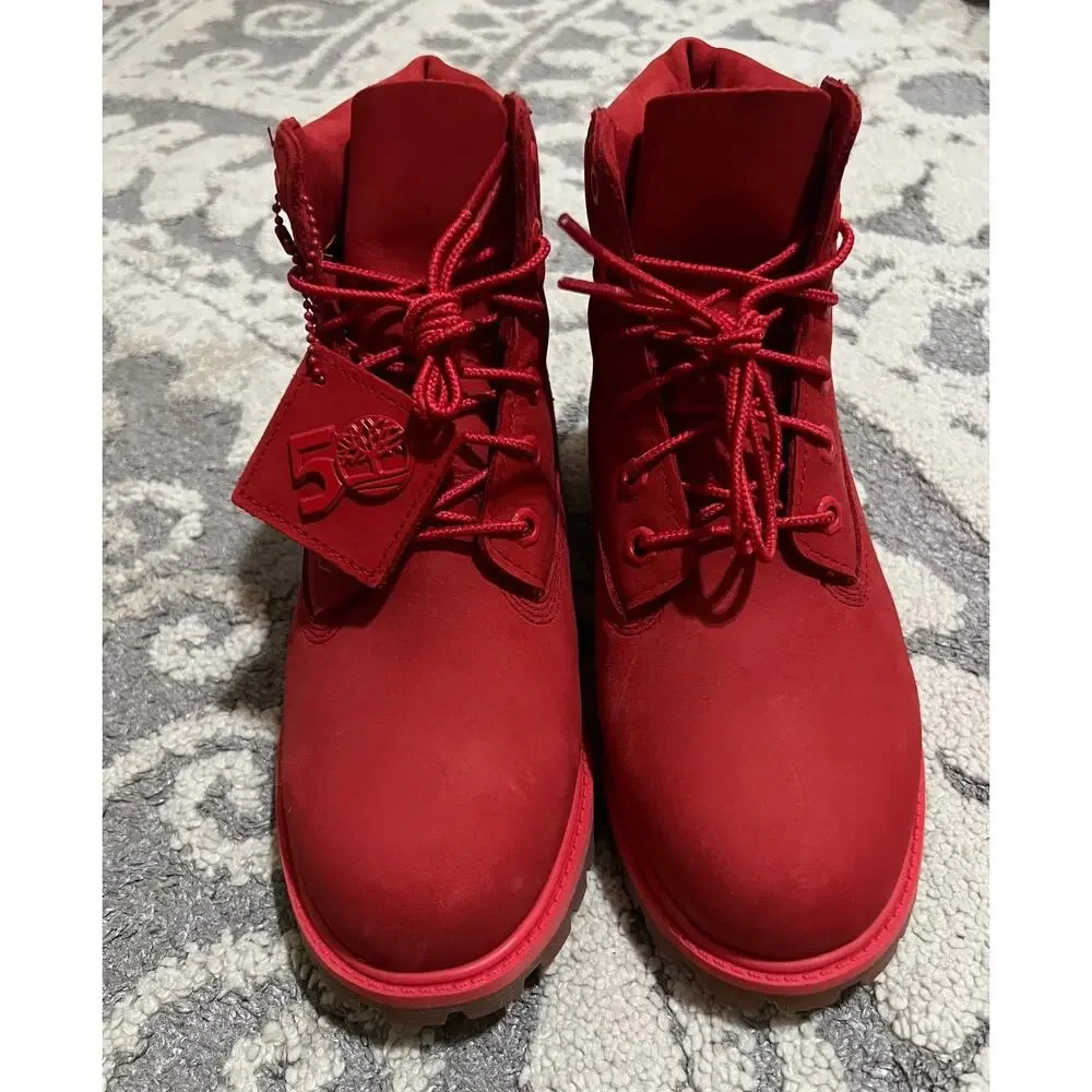 NWT❤️Junior Timberland® 50th Edition Premium 6-Inch Waterproof Boot sz4.5